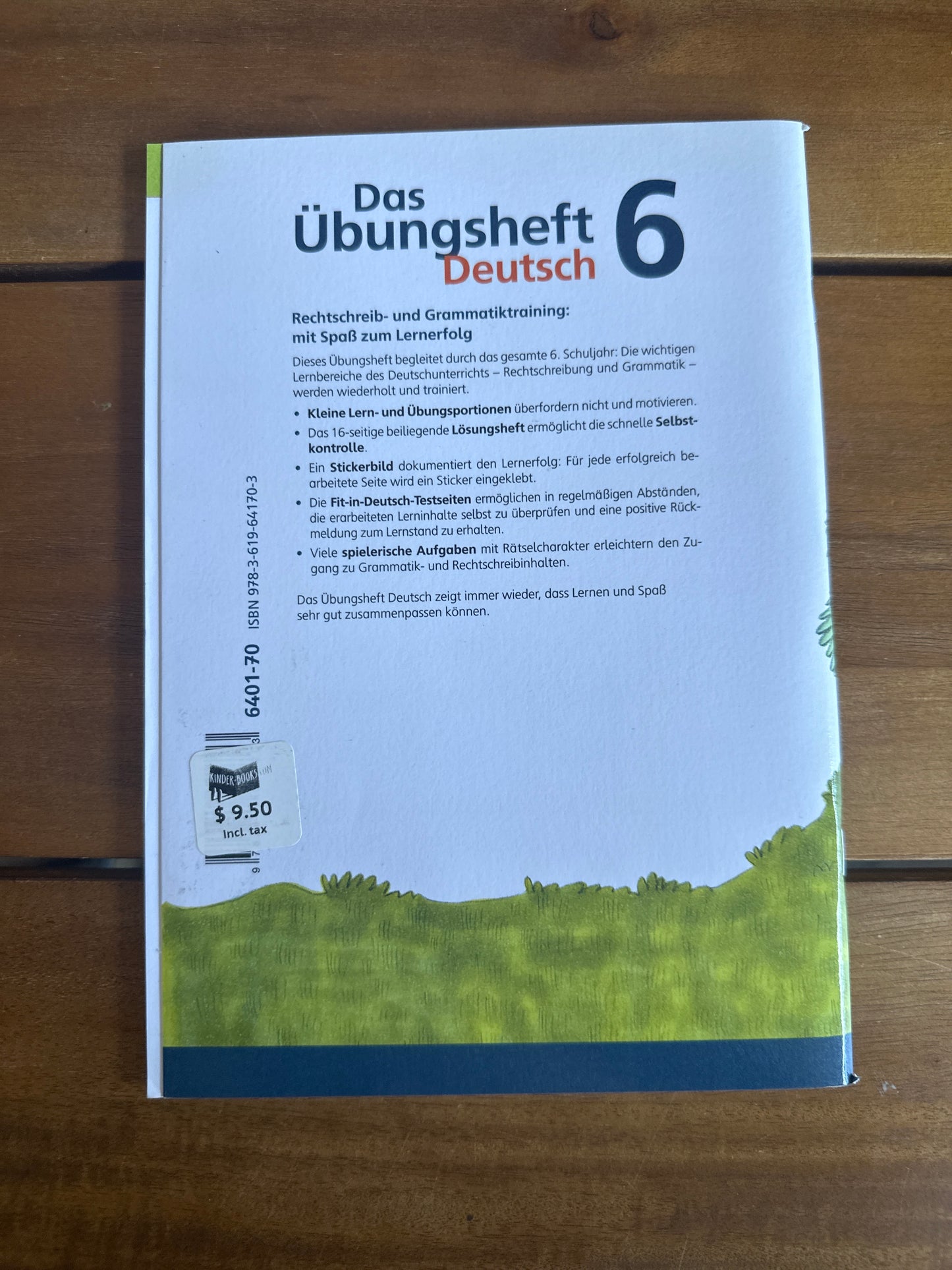 Das Übungsheft Deutsch 6 - Rechtschreib- und Grammatiktraining