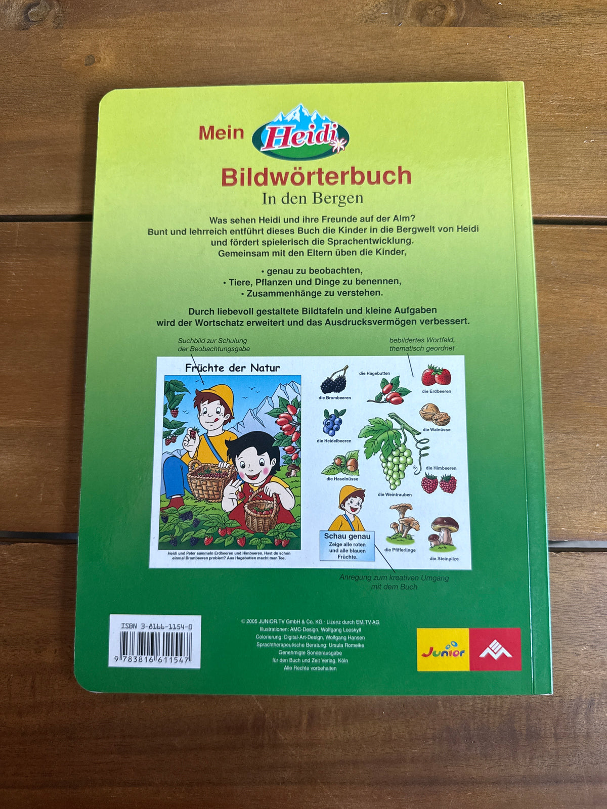 Mein Heidi Bildwörterbuch In den Bergen