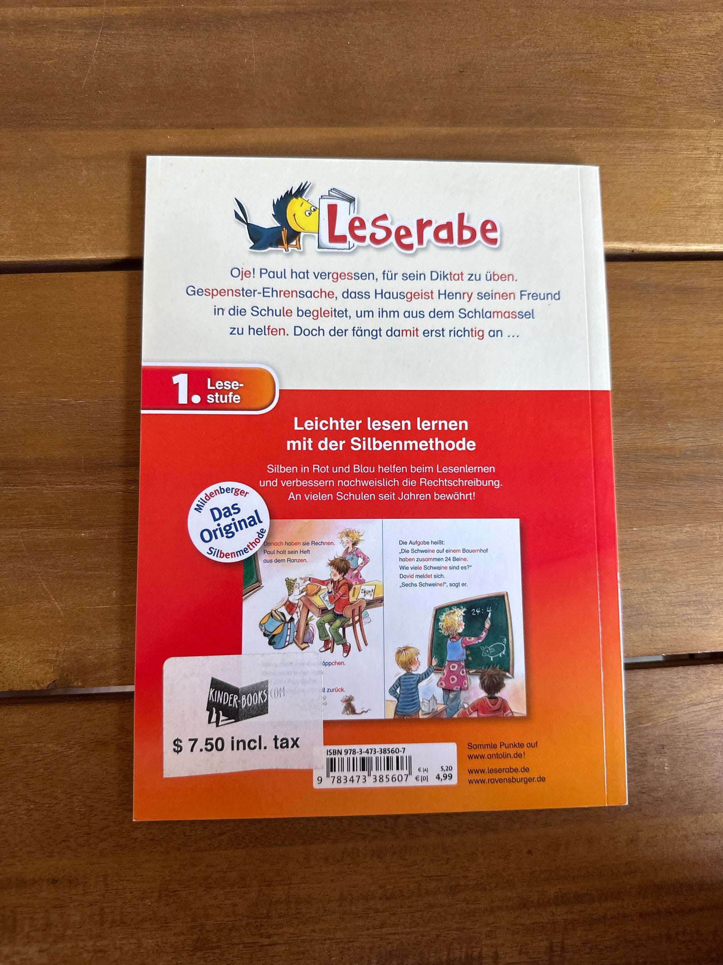 Das kleine Gespenst geht in die Schule