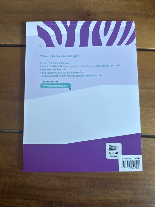Zebra 4 Fit für die 5. Klasse