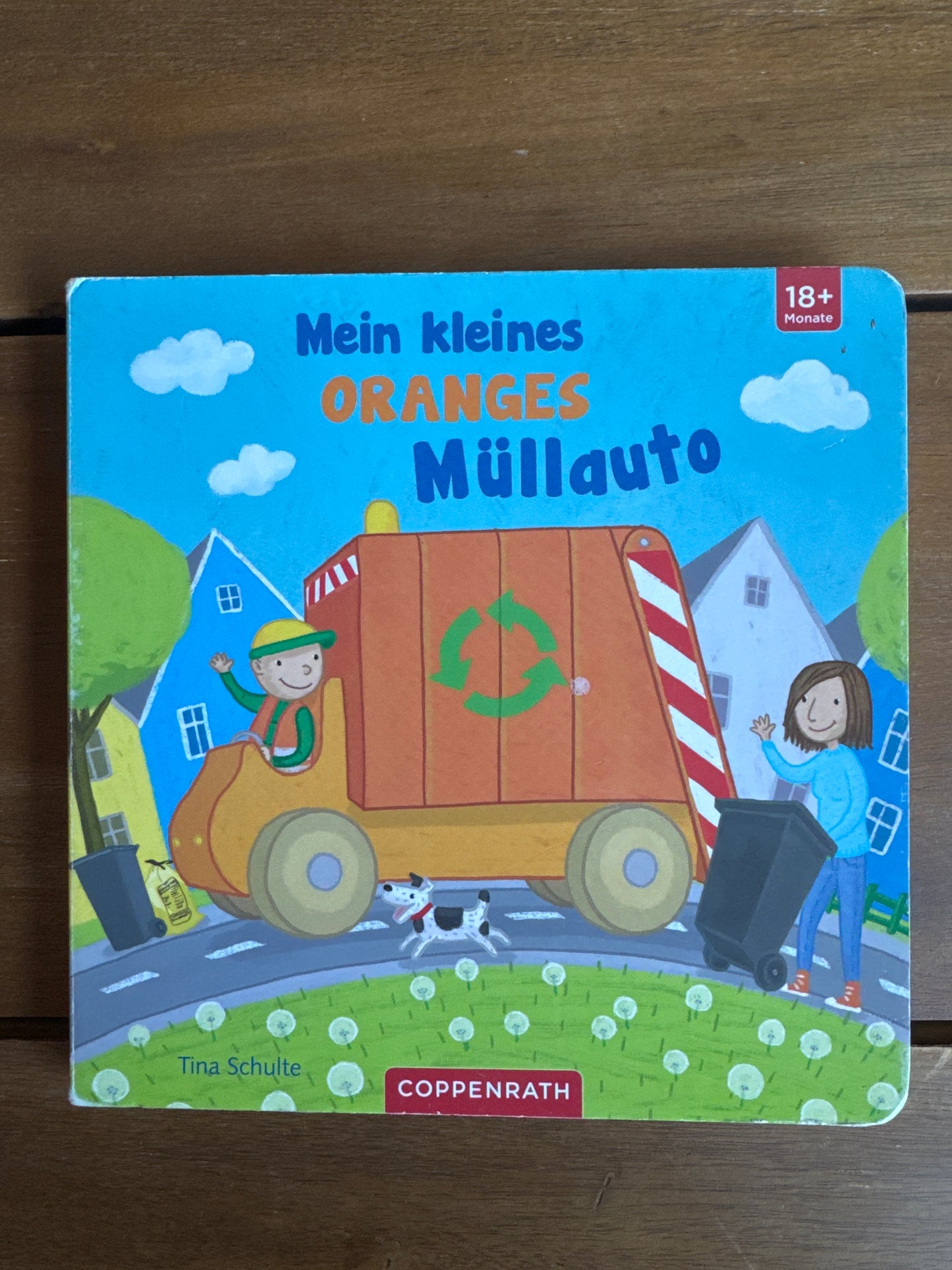 Mein kleines oranges Müllauto