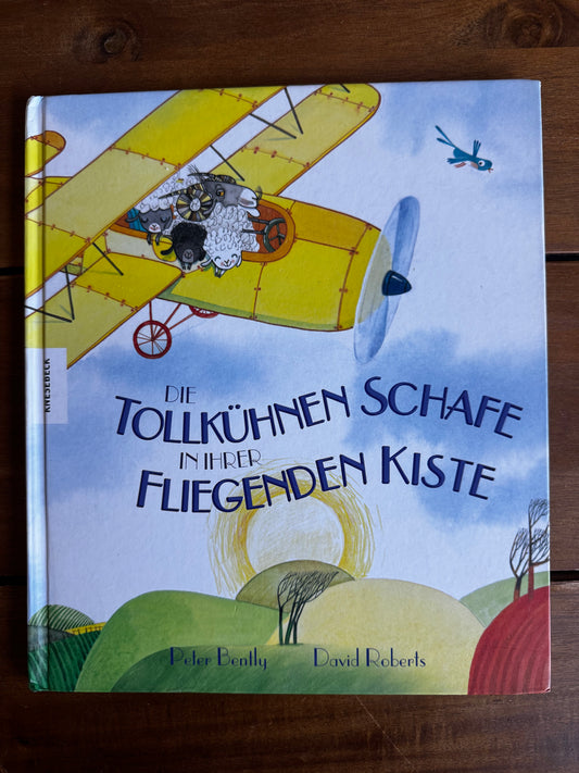 Die tollkühnen Schafe in ihrer fliegenden Kiste