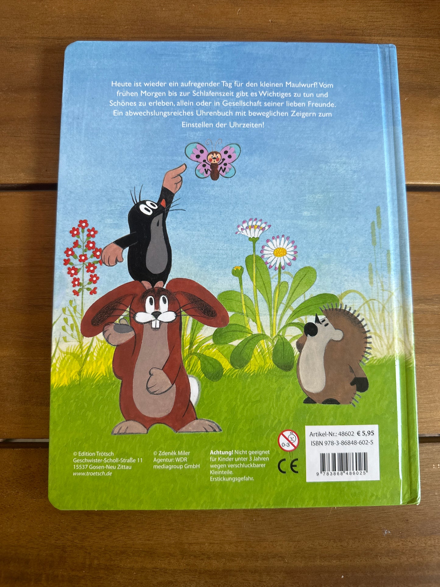 Der kleine Maulwurf Uhrenbuch