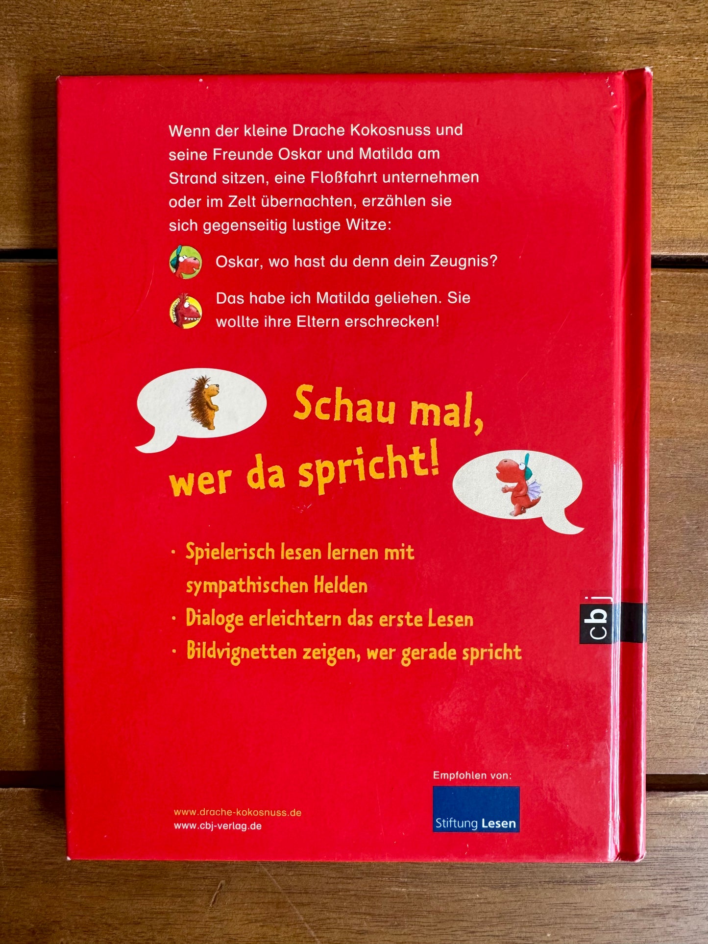 Der kleine Drache Kokosnuss- lustige Witze für Erstleser